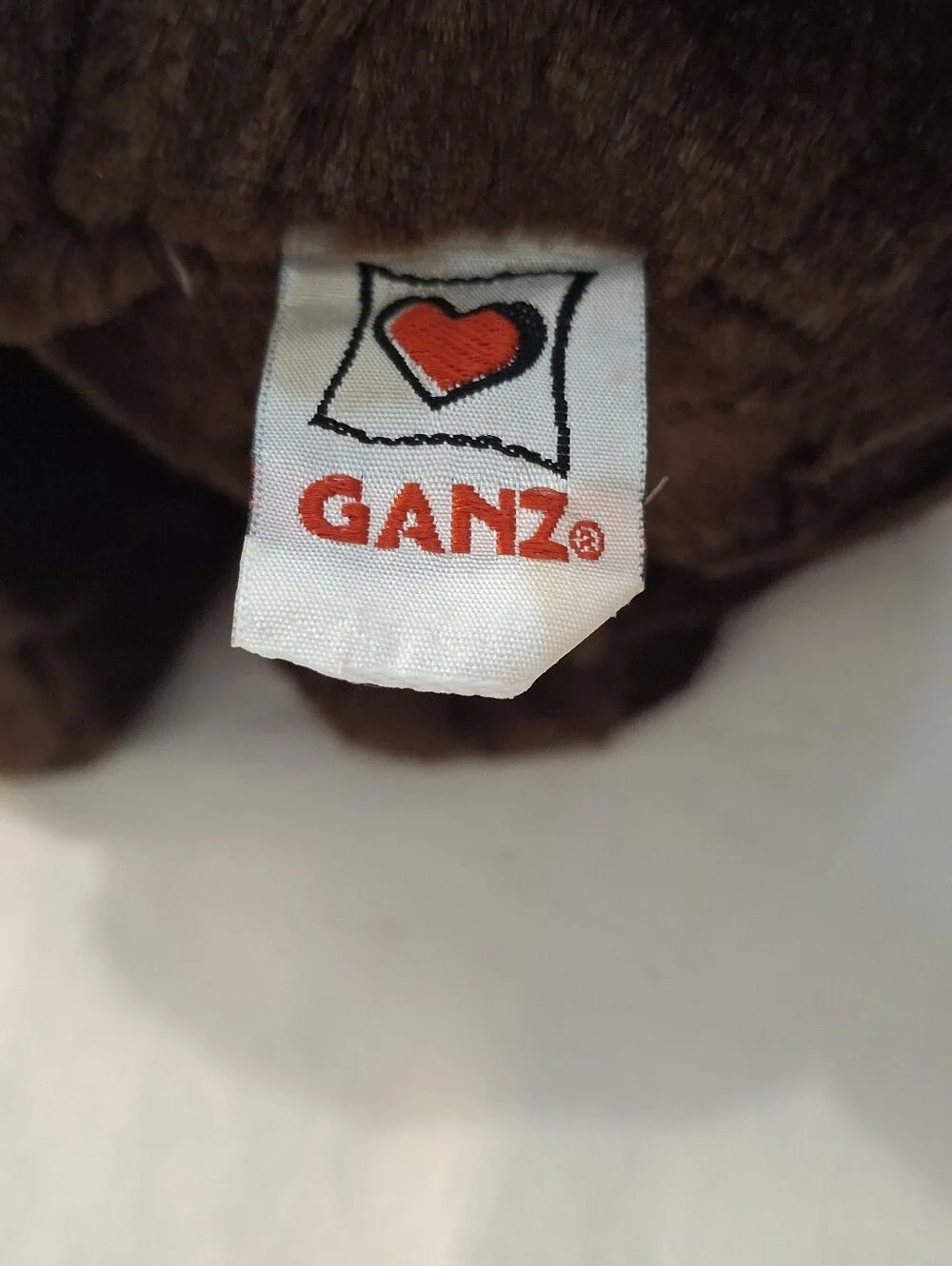 NWOT Ganz Brown Chocolate Lab Dog Plush Stuffed Animal
